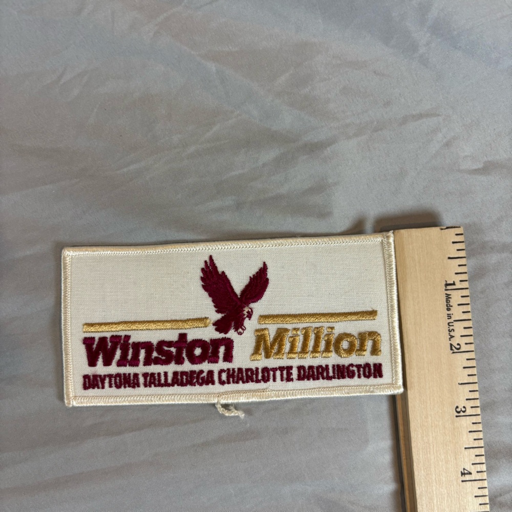 Vintage Winston Million NASCAR Race Patch‎ 80s 90s - Picture 3 of 4